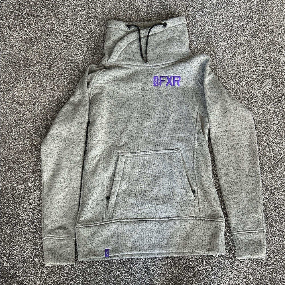 FXR Gray cowl neck